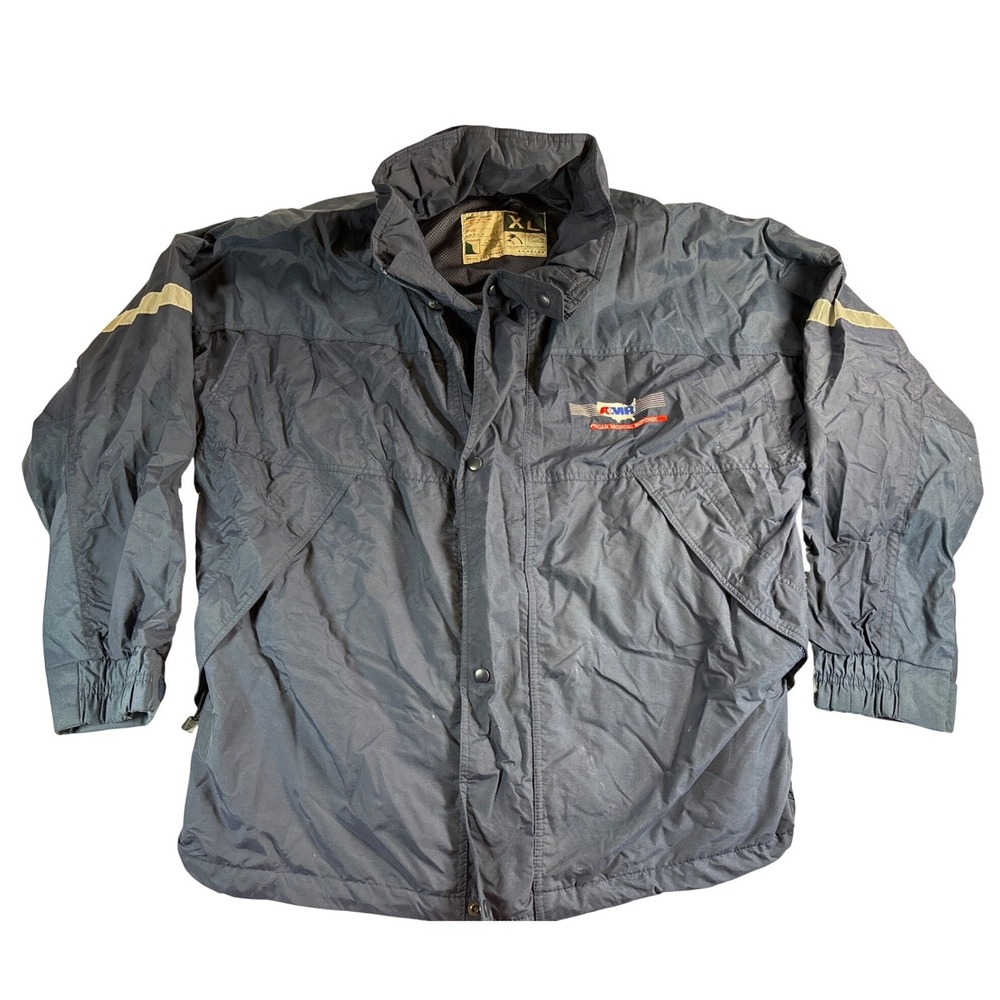 Vintage WearGuard AMR American Medical Response Workwear Jacket Navy Mens XL